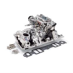 Edelbrock 20244 RPM Air-Gap Single-Quad Intake Manifold/Carburetor Kit