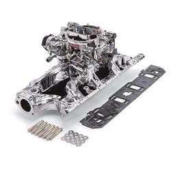 Edelbrock 20334 Performer RPM Intake Manifold/Carburetor Kit, Ford