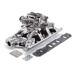 Edelbrock 20344 Performer RPM Intake Manifold/Carburetor Kit, Ford