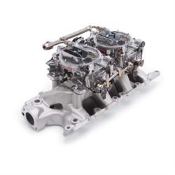 Edelbrock 2035 RPM Air-Gap Dual-Quad Intake Manifold/Carburetor Kit