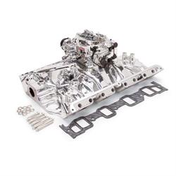 Edelbrock 20374 Performer RPM Intake Manifold/Carburetor Kit, Ford FE