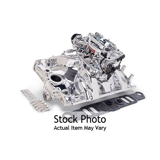 Edelbrock 2056 Single-Quad Intake Manifold/Carburetor Kit