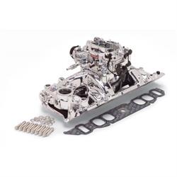 Edelbrock 20634 Performer RPM Intake Manifold/Carburetor Kit,BB Chevy