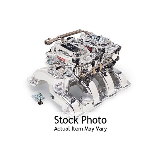 Edelbrock 2076 RPM Air-Gap Dual-Quad Intake Manifold/Carburetor Kit