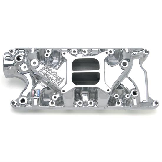 Edelbrock 21211 Performer Intake Manifold, Polished, Ford 260,289,302