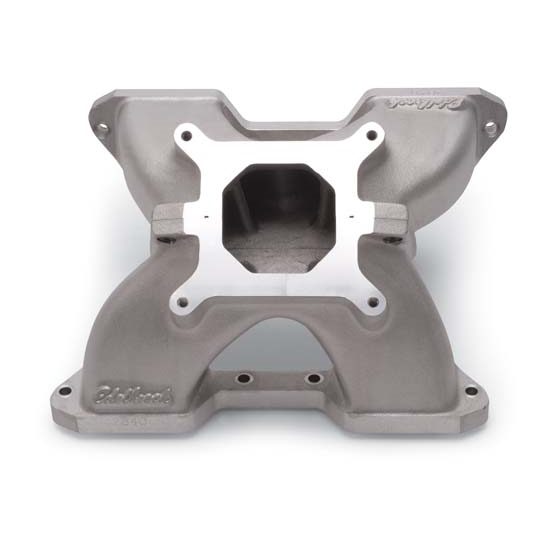 Edelbrock 2840 Victor 2 Piece Intake Manifold, Small Block Chevy