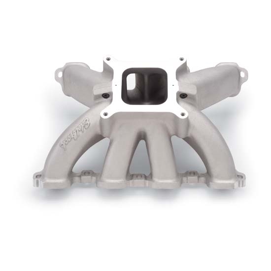 Edelbrock 2847 Victor 2 Piece Intake Manifold, Small Block Chevy