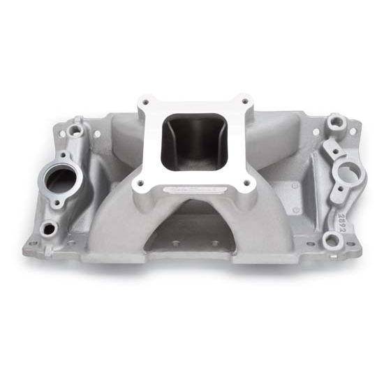 Edelbrock 2892 Super Victor Series Intake Manifold, Aluminum, Chevy