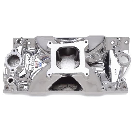 Edelbrock 29754 Victor Jr. Series Intake Manifold, Small Block Chevy