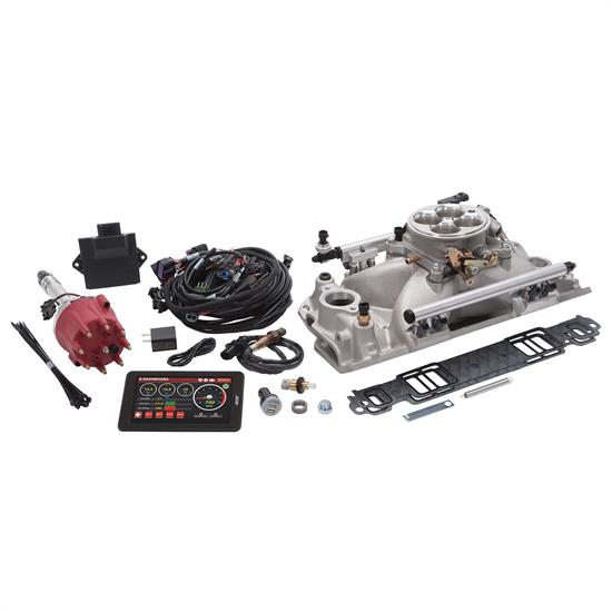 Edelbrock 35690 Pro-Flo 4 EFI 4150-Style Kit, Small Block Chevy