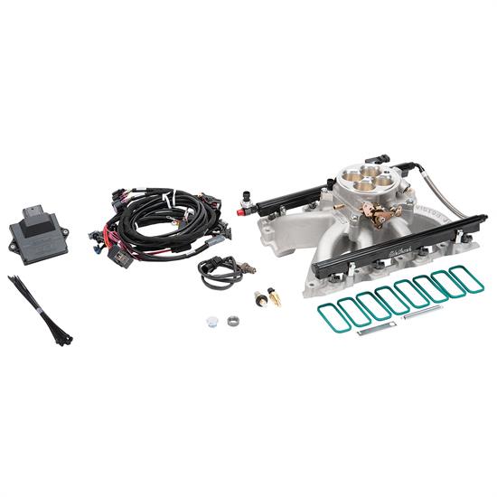 Edelbrock 357000 Pro-Flo 4 EFI 4150-Style Kit, GM LS, No Tablet