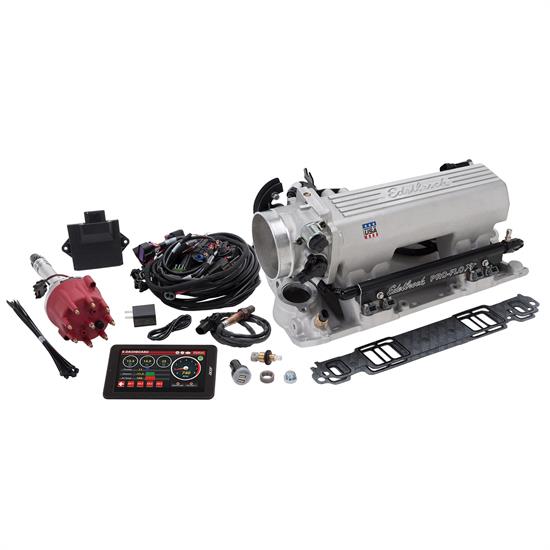 Edelbrock 35810 Pro-Flo 4 EFI Kit,Pre 1986 Small Block Chevy
