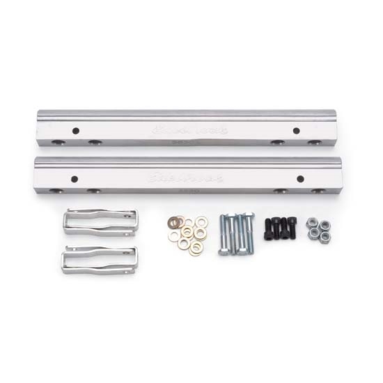 Edelbrock 3630 Aluminum Fuel Rail, Small Block Chevy