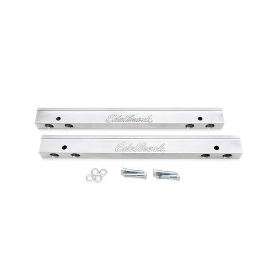 Edelbrock 3637 Aluminum Fuel Rail, Pontiac V8