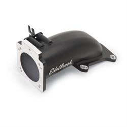 Edelbrock 38473 Intake Elbow Throttle Body Adapter, Black, 90mm