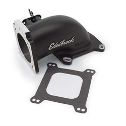 Edelbrock 38483 Intake Elbow Throttle Body Adapter, Black, 90mm
