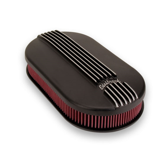 Edelbrock 41193 Dual Quad Black Air Cleaner