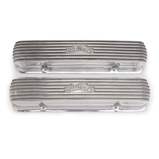 Edelbrock 4130 Valve Cover Set, Pontiac V8