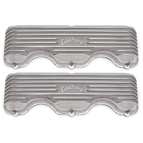 Edelbrock 4140 348/409 Chevy Finned Aluminum Valve Covers