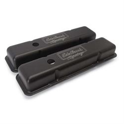 Edelbrock 41713 Victor Series Valve Cover Set, Small Block Chevy