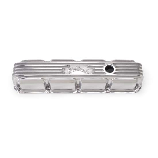 Edelbrock 4177 Valve Cover Set, Cast Aluminum