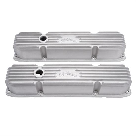 Edelbrock 41929 Classic Series Valve Cover Set, Big Block Chrysler