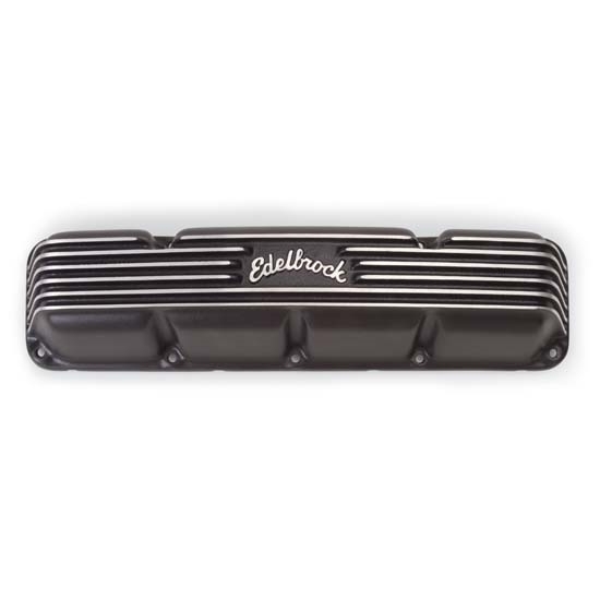 Edelbrock 41993 Classic Series Valve Cover Set, Cast Aluminum, AMC
