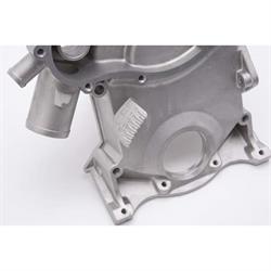 Edelbrock 4265 Aluminum Timing Cover, Pontiac 350, 400, 455