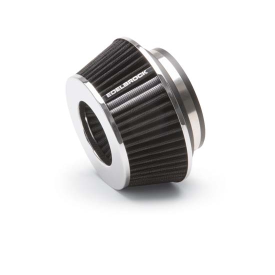 Edelbrock 43610 Pro-Flo Air Cleaner Element Air Filter, Cone, 3.7in.