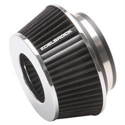 Edelbrock 43610 Pro-Flo Air Cleaner Element Air Filter, Cone, 3.7in.