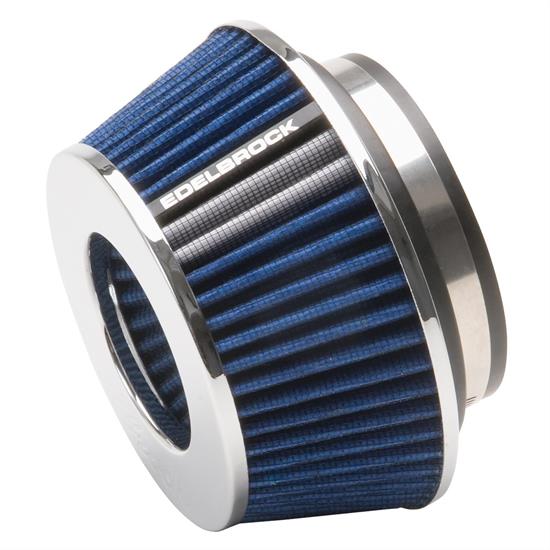 Edelbrock 43613 Pro-Flo Air Cleaner Element Air Filter, Cone, 3.7in.
