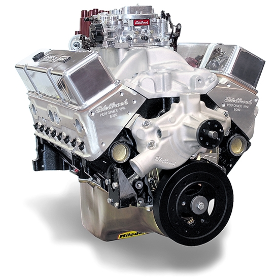 Edelbrock 45601 Performer RPM 9.5:1 Performance Crate Engine, 410 HP