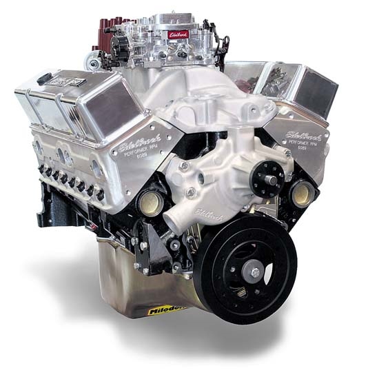 Edelbrock 45610 Performer RPM 9.5:1 Performance Crate Engine, 410 HP