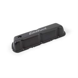 Edelbrock 4603 Signature Series Black Valve Cover Set, Ford