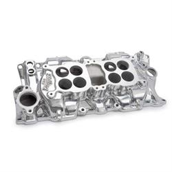 Edelbrock 54251 C-26 Dual-Quad Intake Manifold, Small Block Chevy