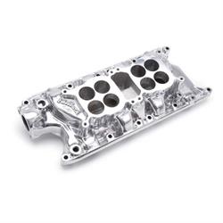 Edelbrock 54351 F-28 Dual-Quad Intake Manifold, Ford 4.7/5.0L