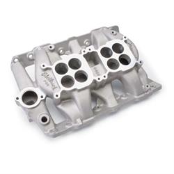 Edelbrock 5450 P-65 Dual Quad Intake Manifold, Pontiac V8