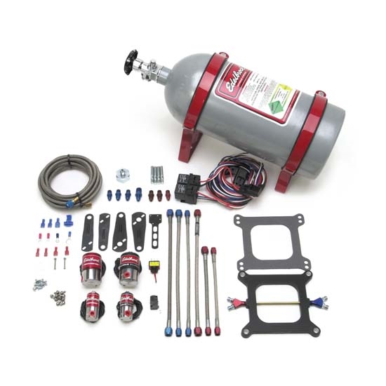 Edelbrock 70003 Performer RPM Nitrous Oxide System, 10LB, 100-250 HP