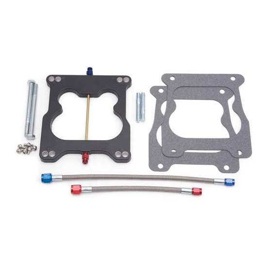 Edelbrock 70061 Performer RPM Nitrous Plate, Aluminum, 100/125/150 Hp