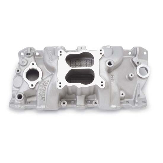 Edelbrock 7104 Performer RPM Q-Jet Intake Manifold, SB Chevy