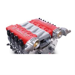 Edelbrock 7141 Cross-Ram LS3 Manifold, Red