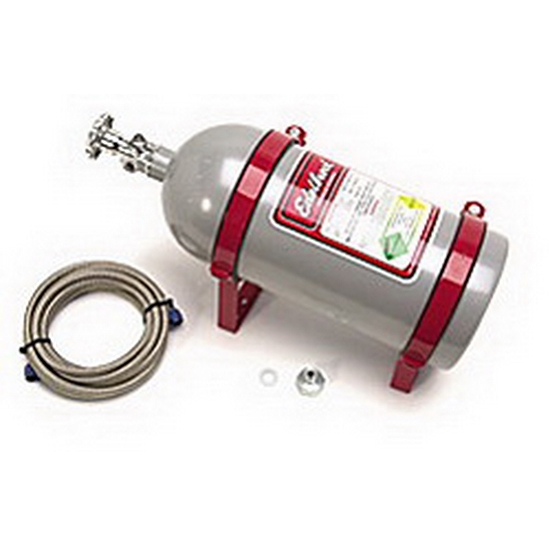 Edelbrock 72335 Nitrous Oxide Bottle, 15 Pounds, Polished
