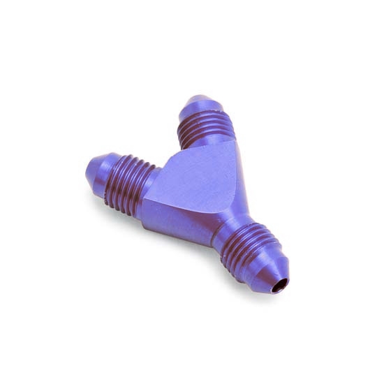 Edelbrock 76519 Nitrous Oxide Fitting, Aluminum Blue Anodized
