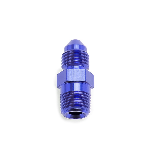 Edelbrock 76522 Flare To Pipe Hose Fitting,Straight,-3AN x 1/8 in.NPT