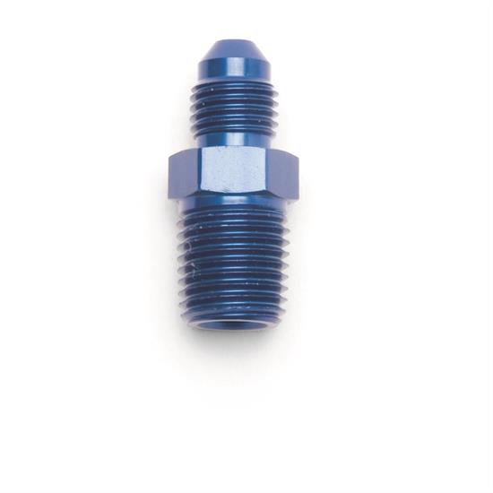 Edelbrock 76532 Flare To Pipe Hose Fitting,-4 AN to Male 1/4 Inch NPT