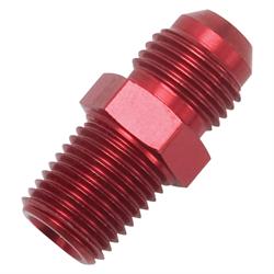 Edelbrock 76541 Flare To Pipe Hose Fitting,Male -6 AN to Male 1/4 In.