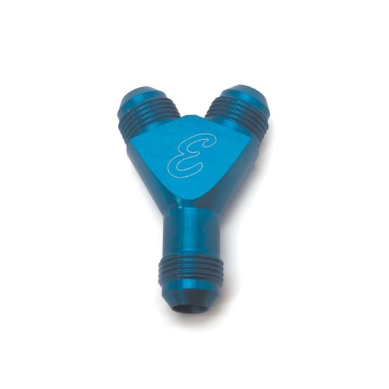 Edelbrock 76546 Nitrous Oxide Fitting, 6 AN, Blue
