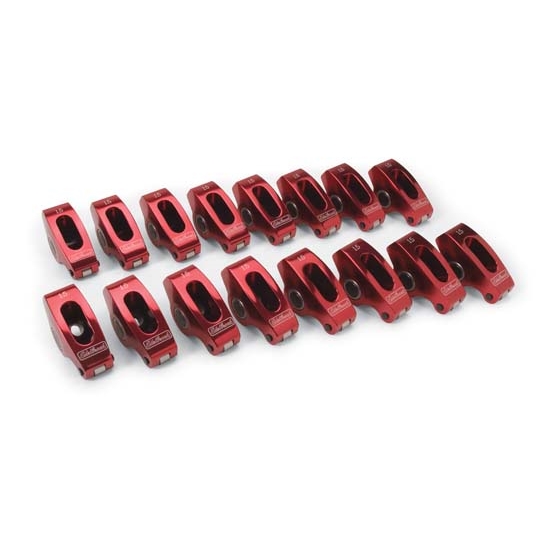 Edelbrock 77770 Red Roller Rocker Arm, Small Block Chevy