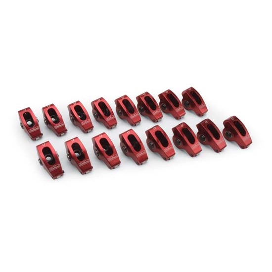 Edelbrock 77790 Red Roller Rocker Arm, Aluminum, Red