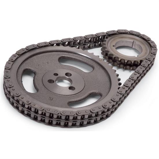 Edelbrock 7810 Performer-Link True Roller Timing Set Chain, BB Chevy